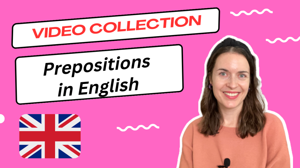 English Prepositions: video collection