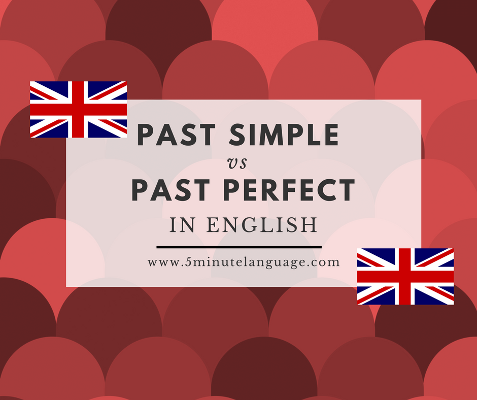 What's the difference between past simple and past perfect in english